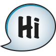 hi bubble Slack emoji