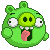 green pig la Slack emoji