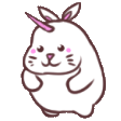 unicorn bunny Slack emoji
