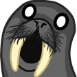 walrus gasp Slack emoji