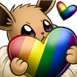 eevee pride Slack emoji