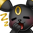 umbreon yawn Slack emoji