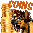 hyena coins Slack emoji