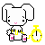 white rabbit Slack emoji
