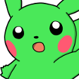 green pika Slack emoji