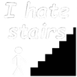 i hate stairs Slack emoji