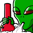 alien bong Slack emoji