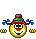 clown confetti Slack emoji