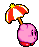 kirby umbrella Slack emoji
