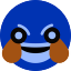 inverted laugh Slack emoji