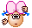 girl pink glasses Slack emoji