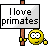 i love primates Slack emoji
