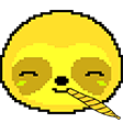 golden sloth Slack emoji