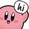 kirby hi Slack emoji
