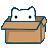 cat shelterin Slack emoji