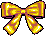 gold bow Slack emoji