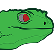 lizard focus Slack emoji