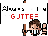 always in the gutter Slack emoji