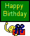 happy birthday Slack emoji