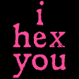 i hex you Slack emoji