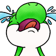 yoshi cry Slack emoji