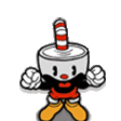 jumping cuphead Slack emoji