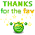 thanks for the fav Slack emoji