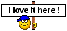 i love it here Slack emoji
