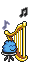 knuddels harp Slack emoji