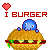 i heart burger Slack emoji