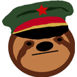 komrade sloth Slack emoji