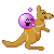 kangaroo ride Slack emoji