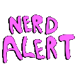 nerd alert Slack emoji
