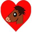 luv horses Slack emoji