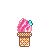 jumping ice cream Slack emoji