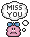 knuddels miss you girl Slack emoji