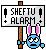 alarm bunny Slack emoji