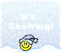 its snowing Slack emoji