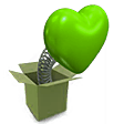 jack in the box heart Slack emoji