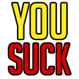 you suck Slack emoji