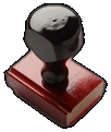 rubber stamp Slack emoji