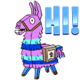 llama hi Slack emoji