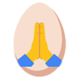 egg pray Slack emoji