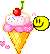 eat ice cream Slack emoji