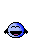 excited blue Slack emoji
