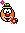 orange clown Slack emoji