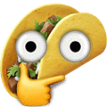 thinking taco Slack emoji