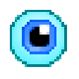 eyeball blue Slack emoji