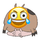 joye jiggly cow Slack emoji