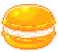 orange macaron Slack emoji